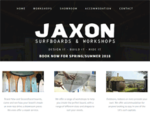 Tablet Screenshot of jaxonsurfboardworkshops.co.uk